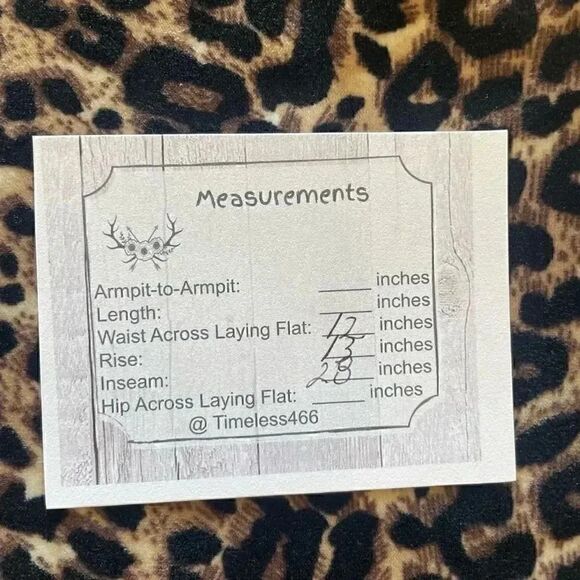 Always Women’s Trendy Cheetah Print Brown Black Cozy Jogger Pants SZ S # 1048 - Picture 10 of 12